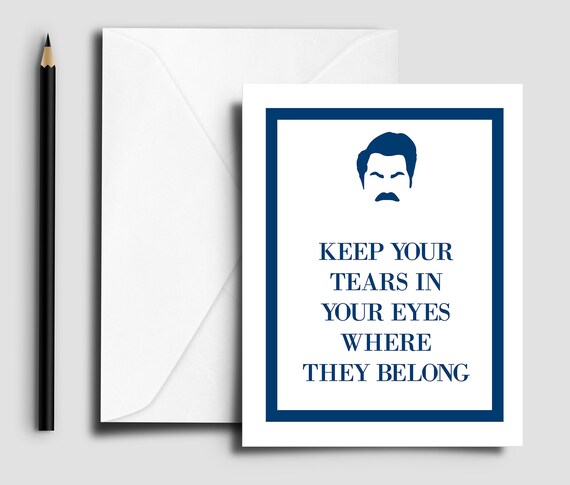Ron Swanson Funny Father's Day Card-parks and Recreation - Etsy Ron Swanson Funny Father's Day Card-parks and Recreation - Etsy