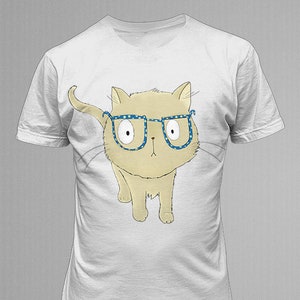  Hello Kitty Nerd Glasses Tee Shirt T-Shirt : Clothing, Shoes &  Jewelry