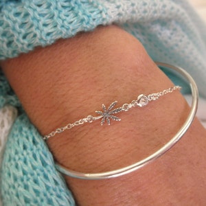 CZ Marijuana Leaf Bracelet – Sterling Silver, Gold, Rose Gold