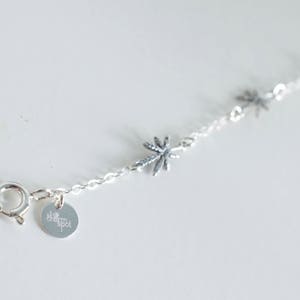 Pu&ograve; includere: Un braccialetto a catena d'argento con un ciondolo d'argento a forma di stella. Il ciondolo ha una piccola iscrizione che dice "Alleyoop".