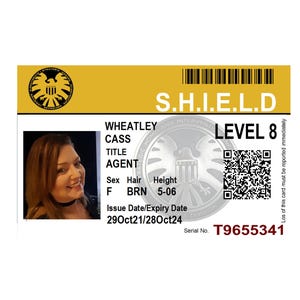 Movie Prop - ID Card - Agents of Shield