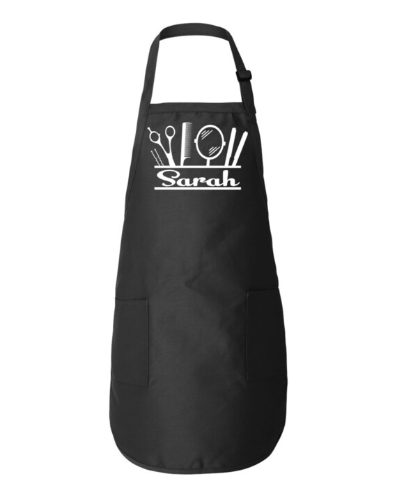 Hairdresser Apron Stylist Name Apron Hair Stylist Gift Etsy