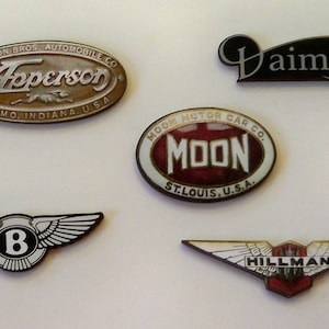 Car Badges, Classic car badge..14 x laser wood cuts in a pack SET 1 image 2