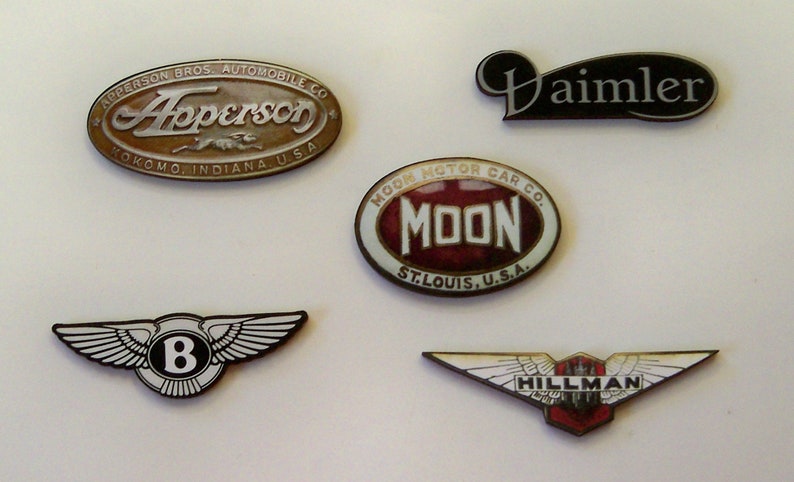 Car Badges, Classic car badge..14 x laser wood cuts in a pack SET 1 image 2