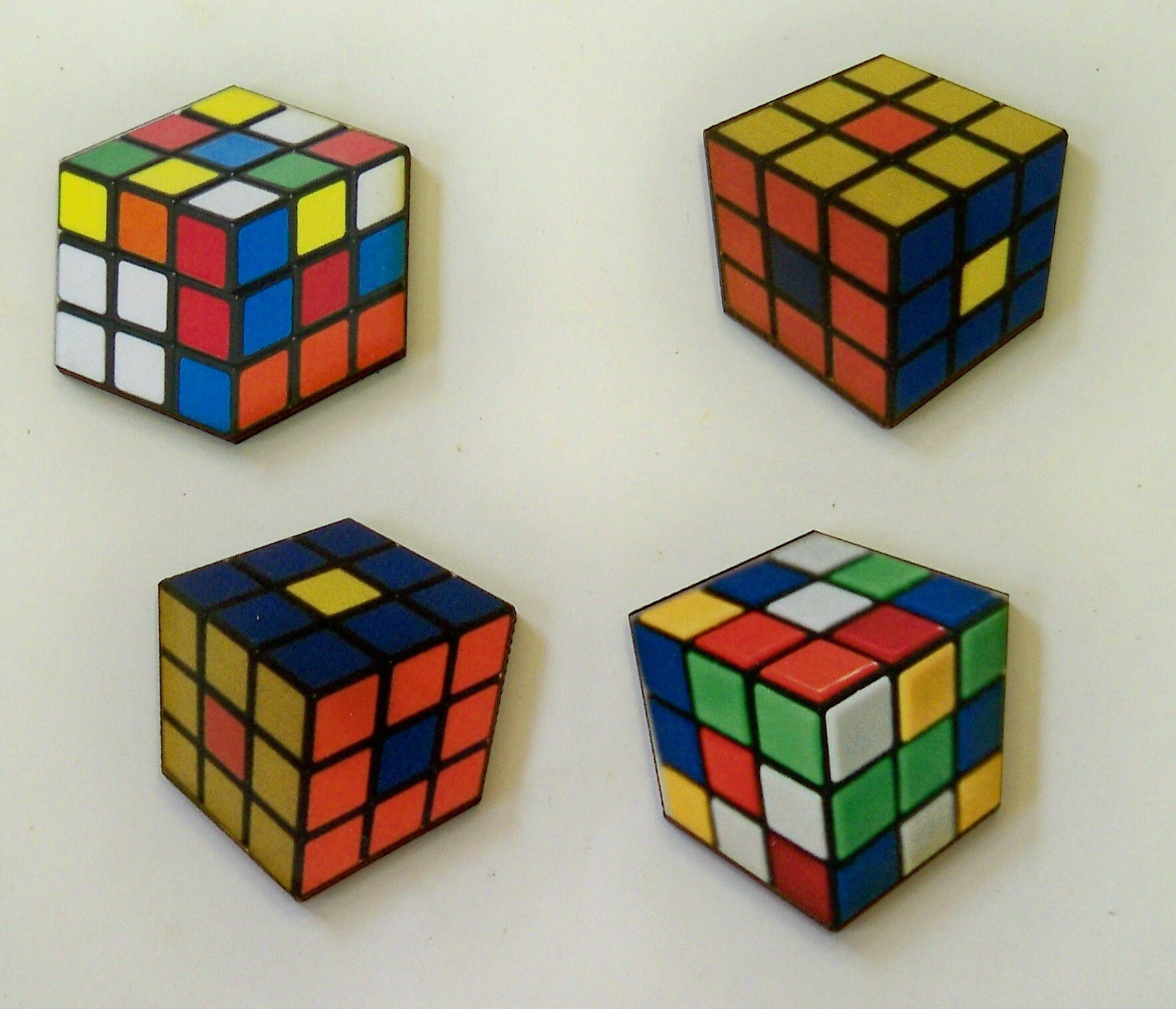 RUBRIC CUBE. 10 x wood cut outs Etsy