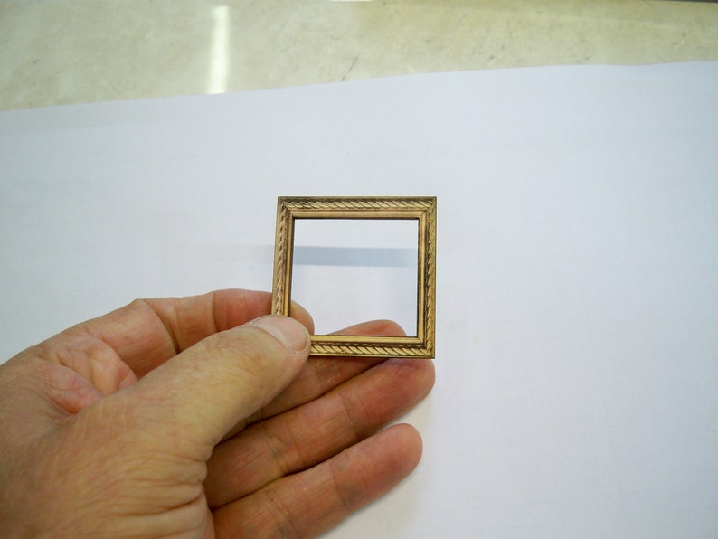 Picture Frames. Miniature Frames, Attach your own picture, 12 x Laser woodcuts. image 3