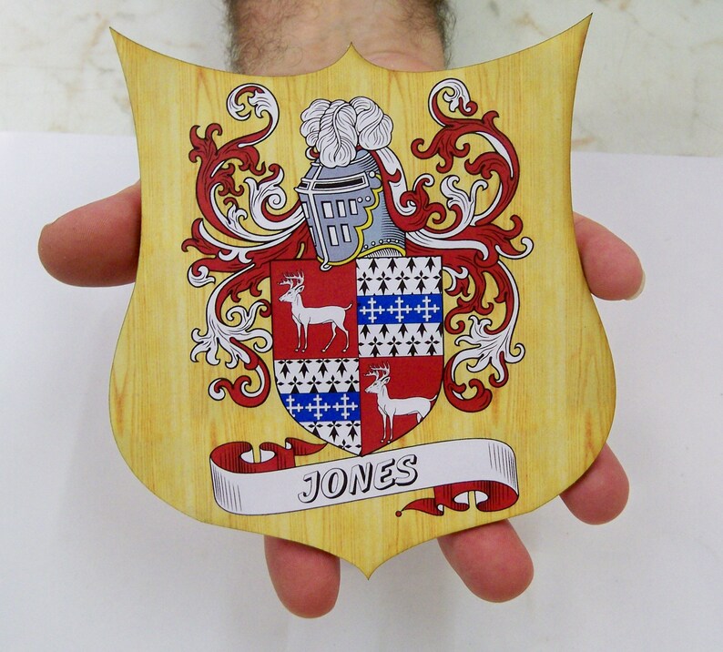 CREST. FAMILY NAME. coat of Arms set 1 Etsy UK