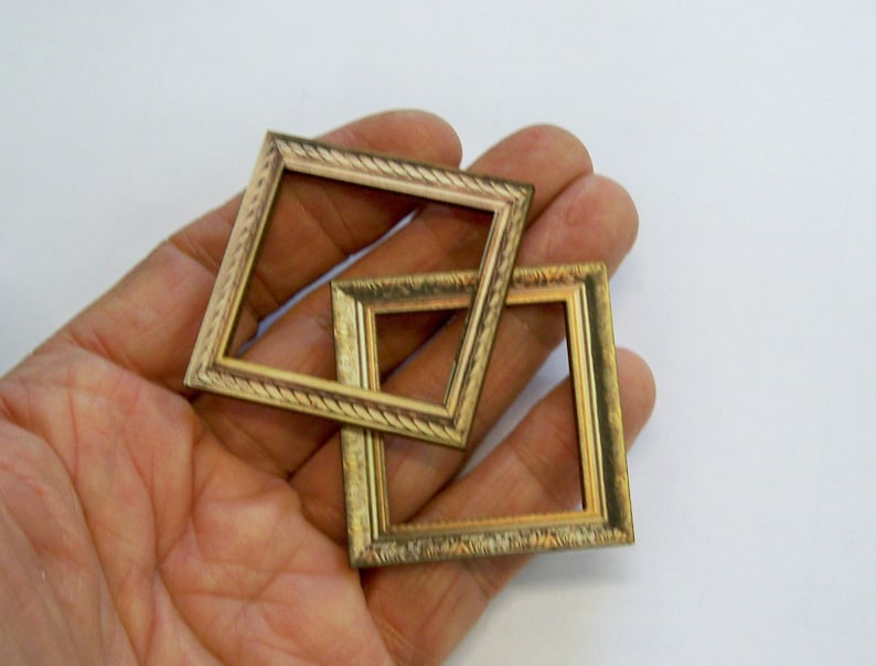 Picture Frames. Miniature Frames, Attach your own picture, 12 x Laser woodcuts. image 5