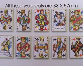10 X Vintage Style Playing Cards