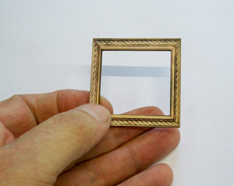 Picture Frames. Miniature Frames, Attach your own picture, 12 x Laser woodcuts. image 2