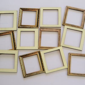 Picture Frames. Miniature Frames, Attach your own picture, 12 x Laser woodcuts. image 7