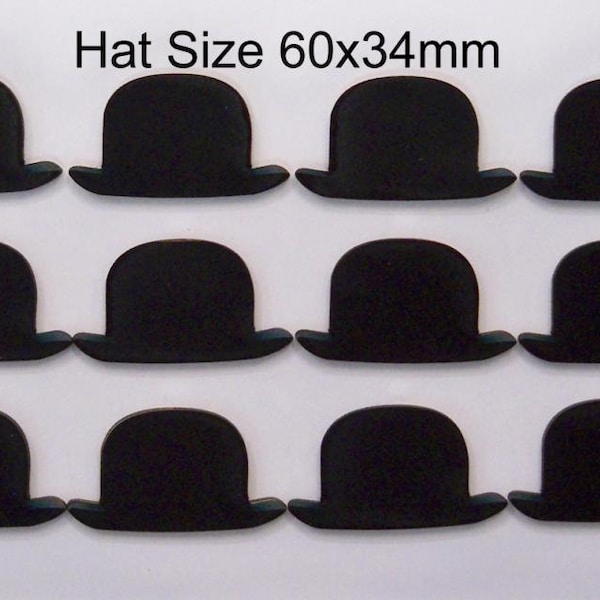 GENTLEMAN'S BOWLER HATS. A pack of 12 x Bowler Hats.
