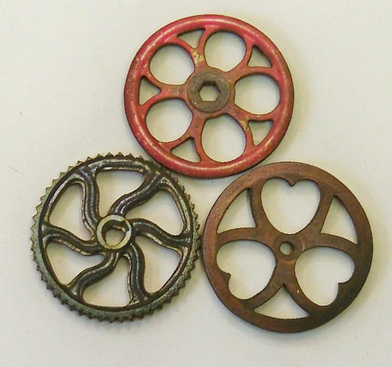 GEARS COGS and PULLEY'S. set 1 Pkt. of 11 Wood Cut Etsy