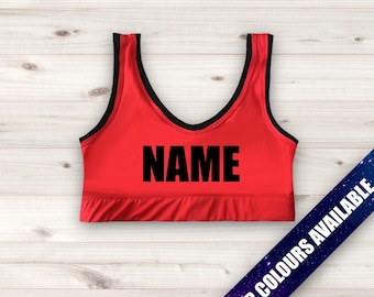 Pro Wrestling Gear Women’s Crop Top * CUSTOM * Spandex Top Wrestling Top * Wrestling Crop Top Plain Wrestling Gear *