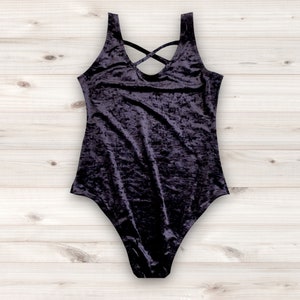 Fluwelen damesbodysuit Pro Wrestling Gear * Style Gear * Zwart fluweel * Worstelbodysuit * Fluwelen worsteluitrusting