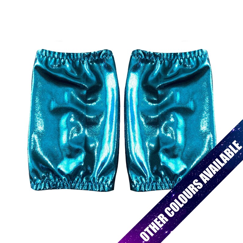 Pro Wrestling Gear Knee Pad Covers Sparkly Spandex Mens Etsy