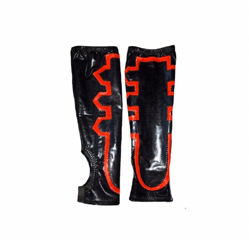 Pro Wrestling Gear Kickpad Covers Wet Look Custom Design Etsy