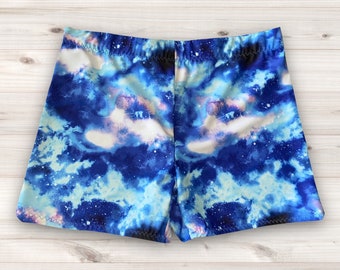Pro Wrestling Gear Biker Shorts Galaxy Space Spandex Bikers Men’s Wrestling Bikers * Men’s Shorts * Space Wrestling Gear * Made To Order