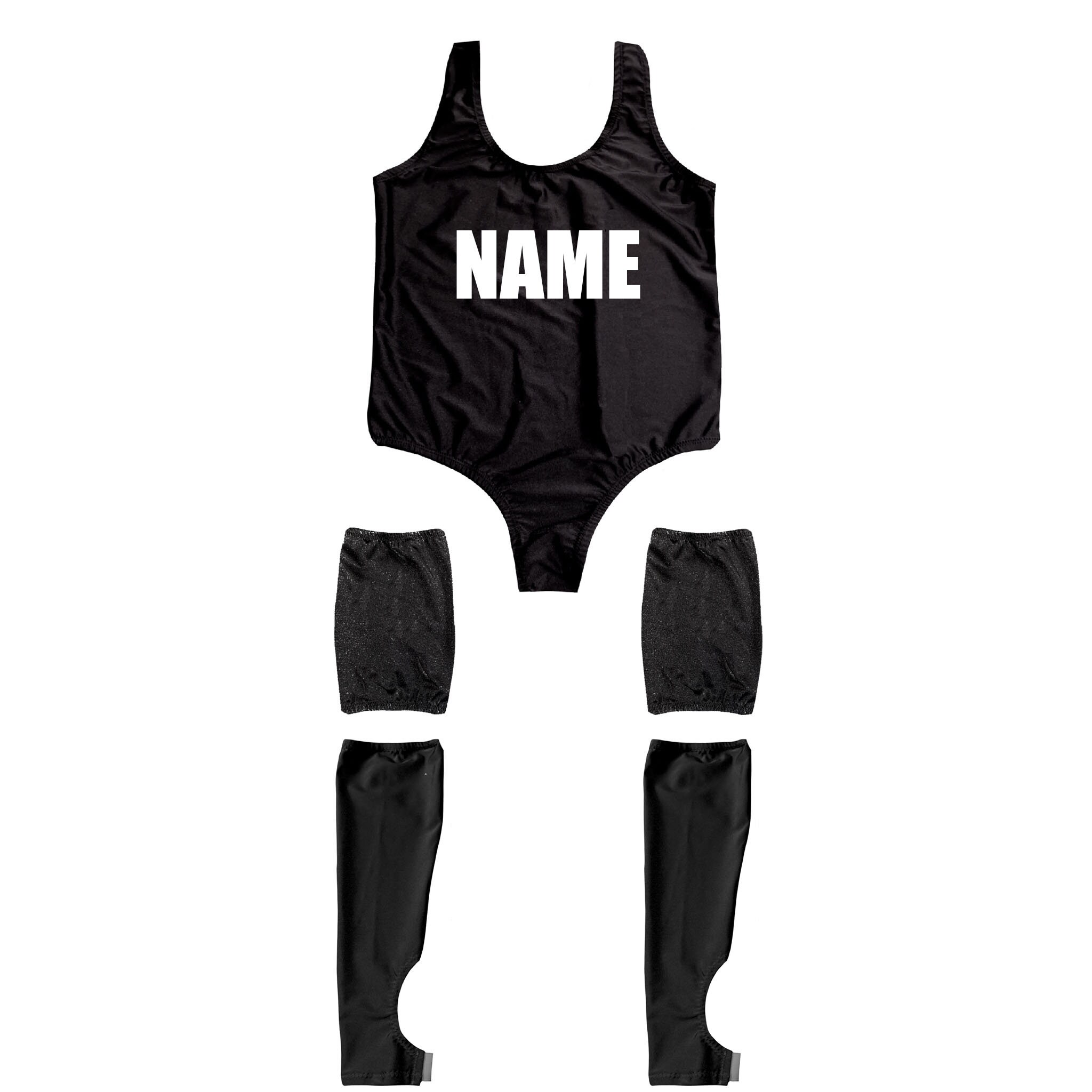 Pro Wrestling Gear Singlet and Knee Pad Covers Set * Wrestling Singlet * Men’s Singlet Plain