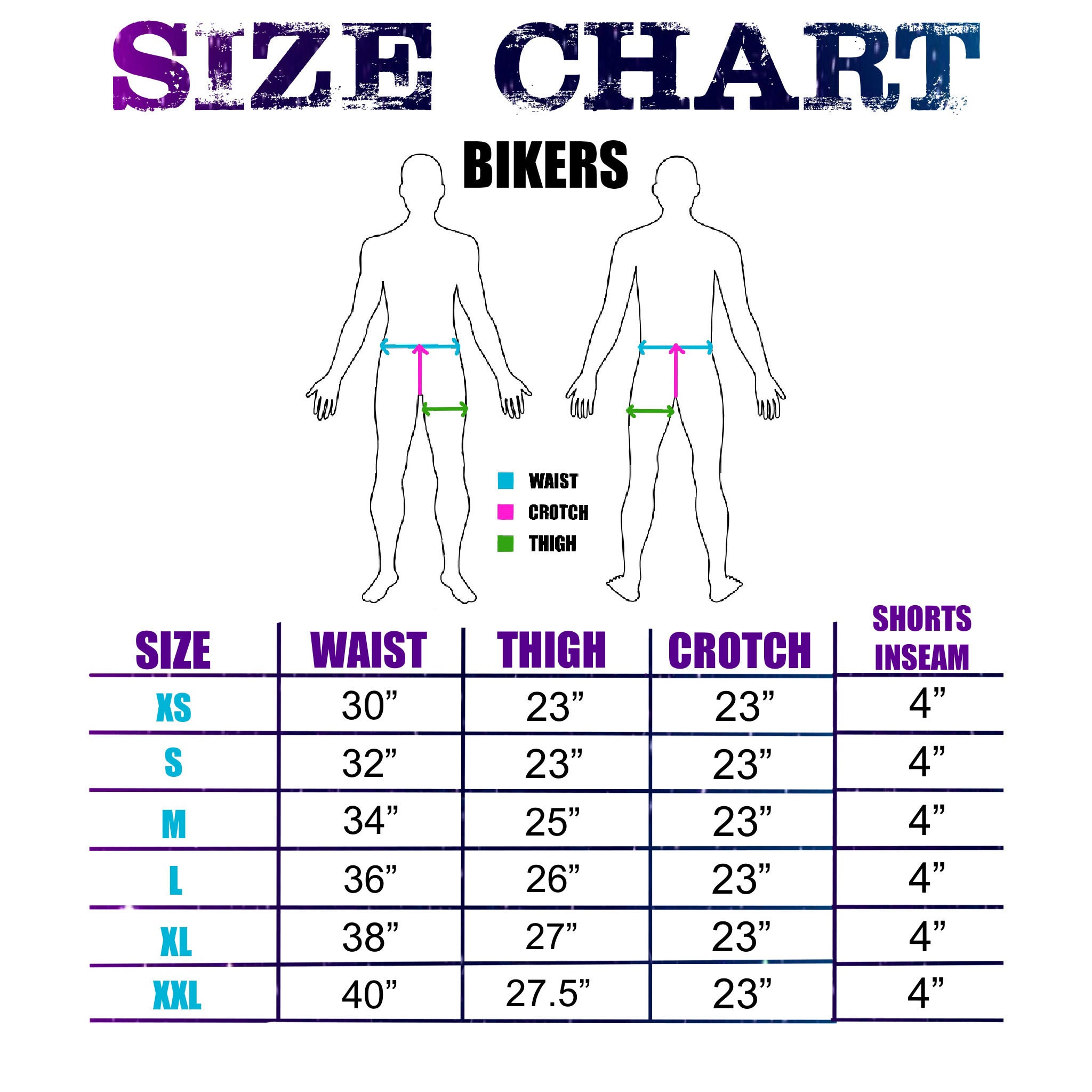 Pro Wrestling Gear Biker Shorts Plain 