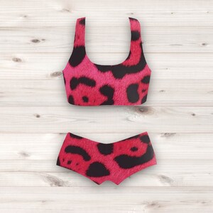 Pro Wrestling Gear Crop Top and Booty Shorts Women’s Wrestling Gear Girl’s Wrestling Gear  Style