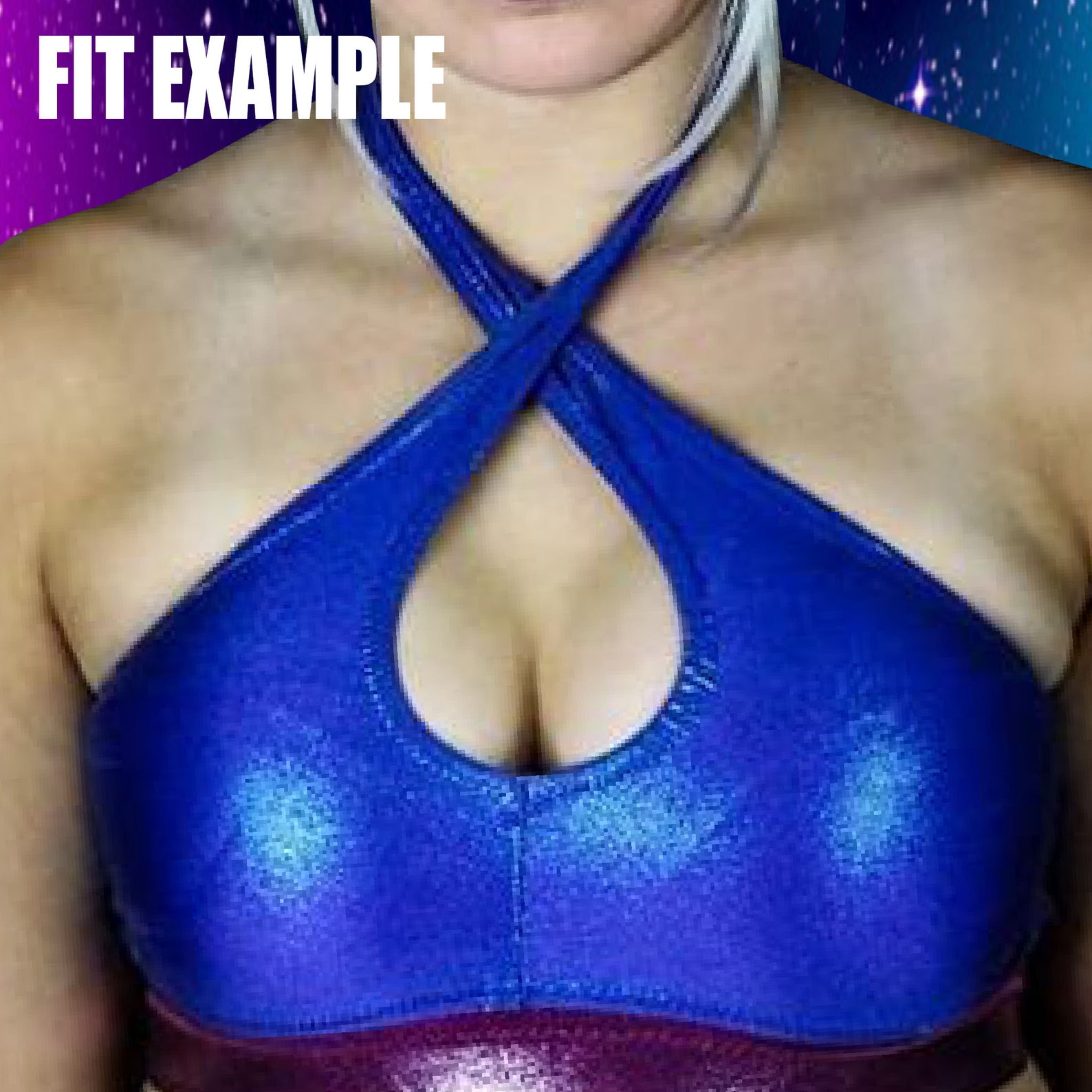 Pro Wrestling Gear Womens Crop Top Sparkly Crossover Zelina Etsy