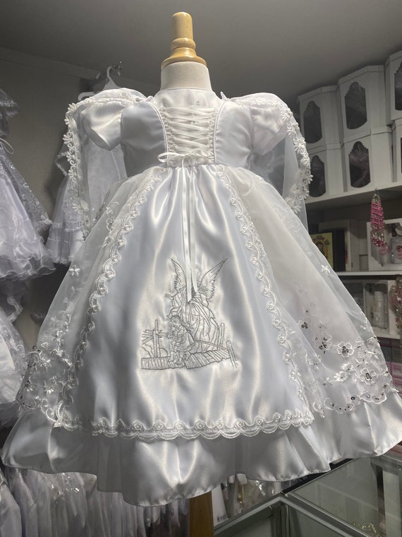 Vestido blanco online de bautizo