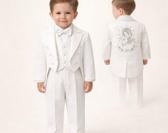 Boys  baptism first communion  tuxedo traje niño mi bautizo christening outfit formal tuxedo