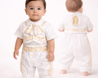 Boys charro baptism set virgen Mary christening outfit traje charro bautizo niño bebé