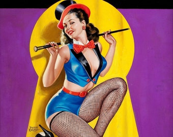 Peter Driben - Pin Up Art and Illustrations 40 Trading Cards Set - NO Duplicates! Pin-Up Girls - Vintage - Good Girl Art - Saucy Pulps