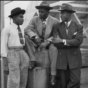 Männer der Harlem Renaissance - Vintage Fotografie - 24-Foto Sammelkarten Set