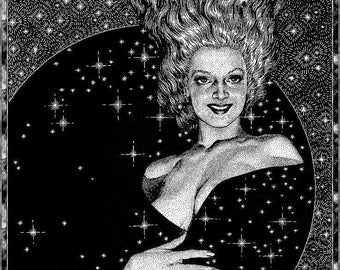 Virgil Finlay - Women of Fantasy and Science Fiction Pulp Art - Trading Cards - Vintage Pulp Fiction Cover Artist