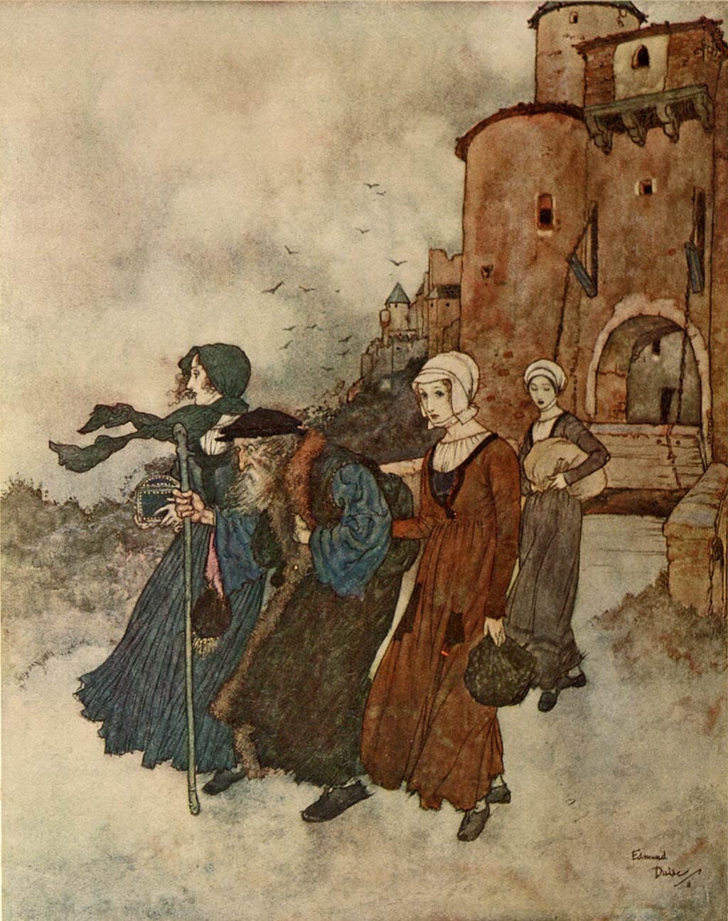 1915初版★エドマンド・デュラックPicture-Book赤十字イラスト20枚 1915初版☆エドマンド・デュラックPicture-Book赤十字イラスト20