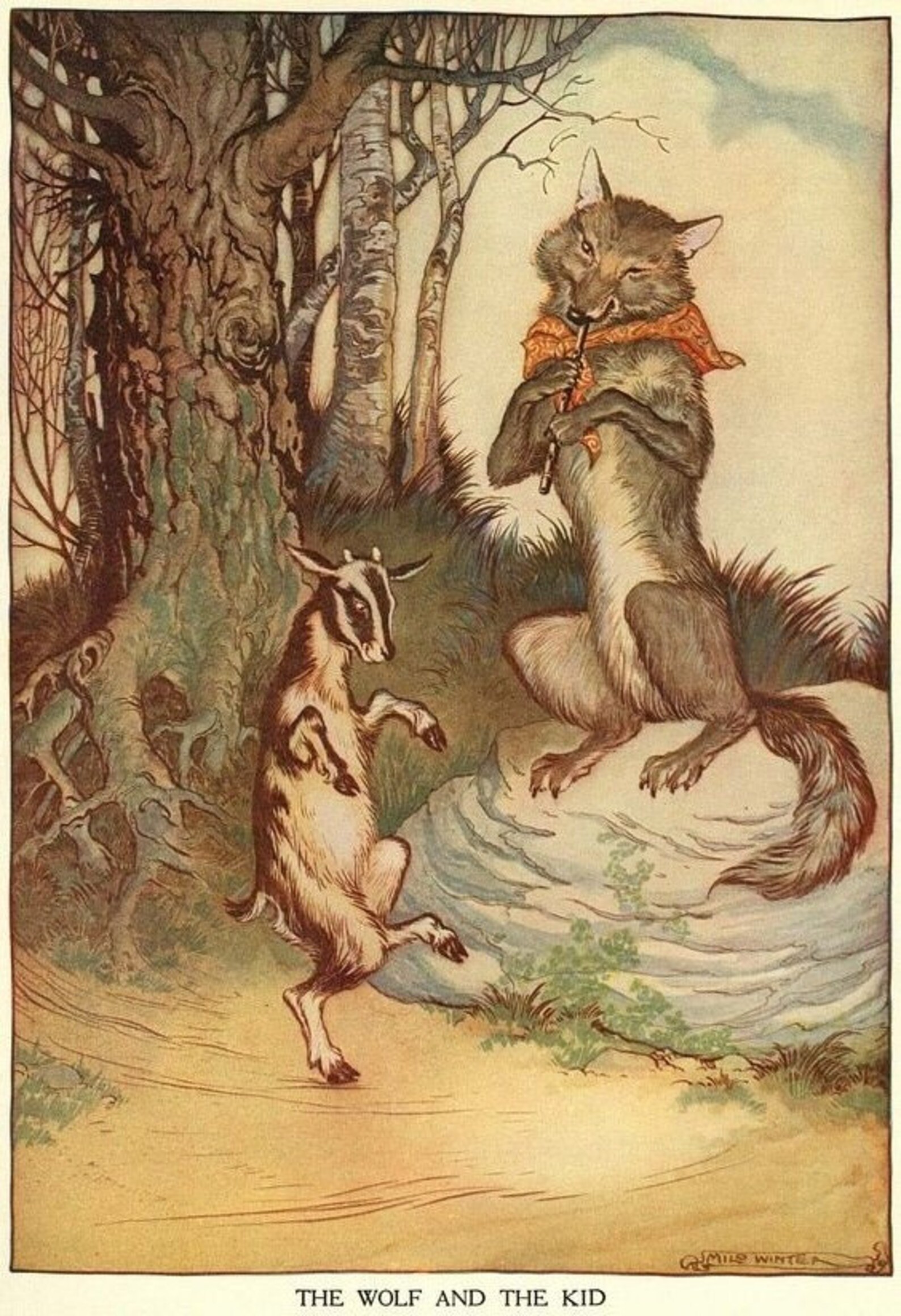Aesop’s Fables - Classic Art and Illustrations - 40 Trading Cards Set ...
