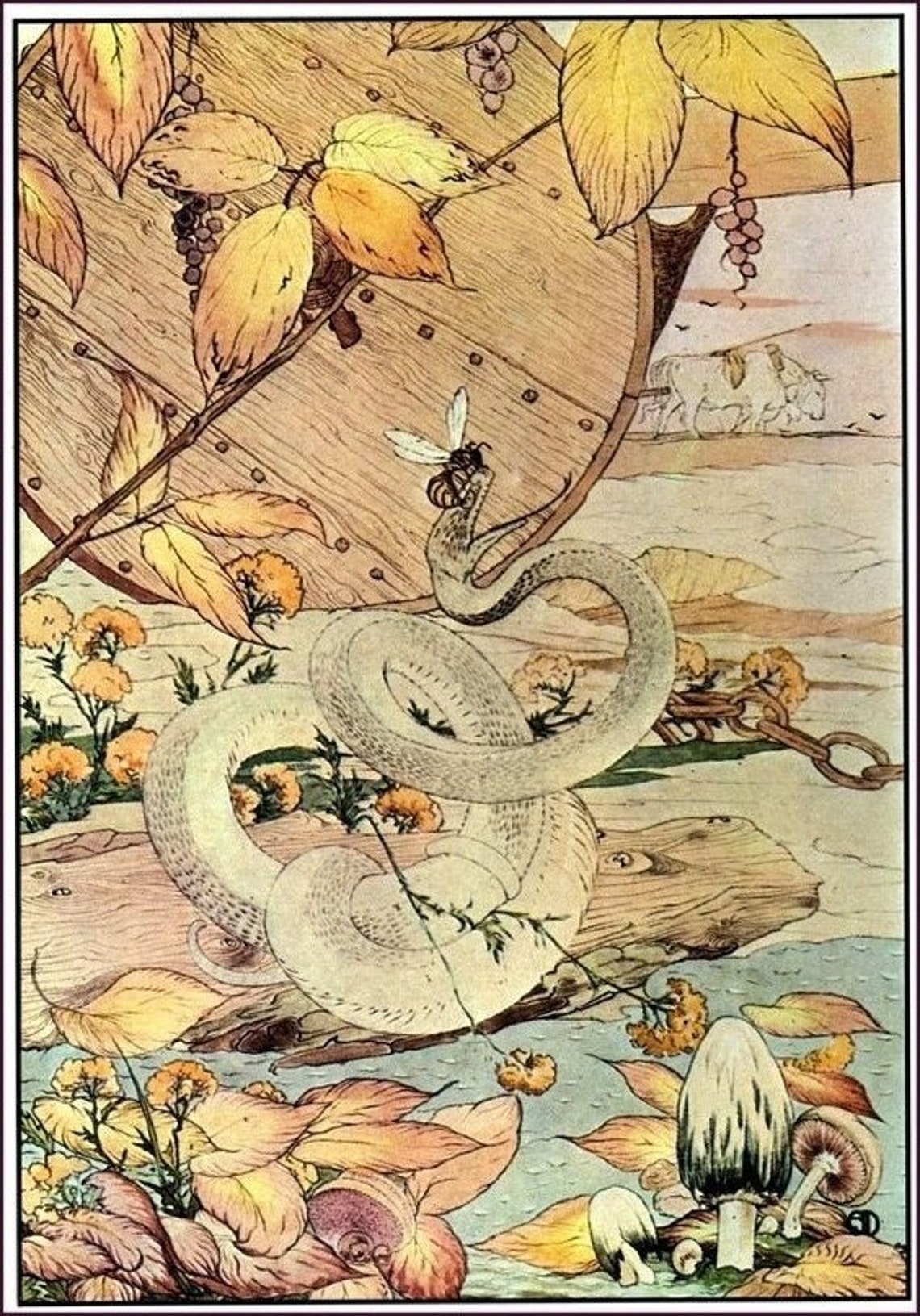 Aesops Fables Classic Art and Illustrations 40 Trading - Etsy