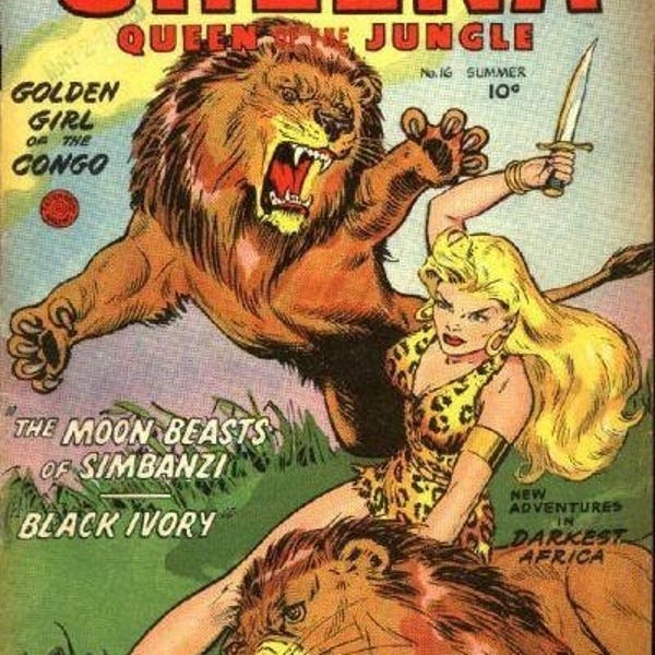 Sheena - Queen of The Jungle - 24 Trading Cards Set - Classic Comic Book Art - Golden Age of Comics - Superhero - Super Women Comics