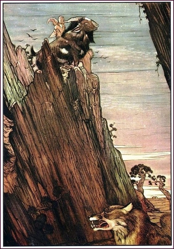 Aesop’s Fables - Classic Art and Illustrations - 40 Trading Cards Set ...
