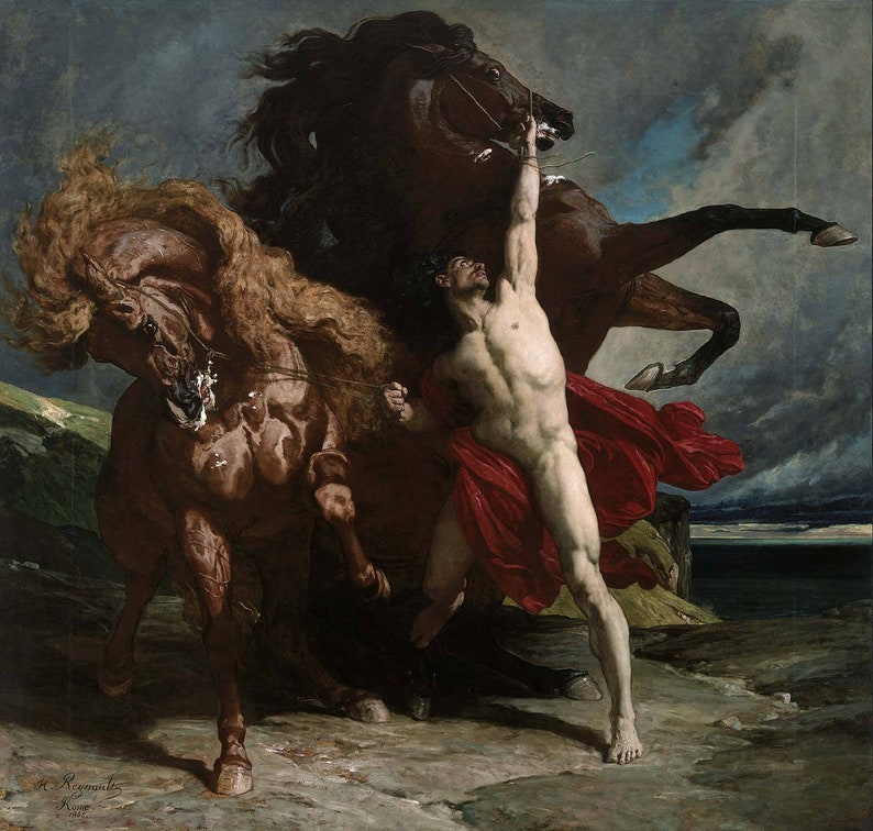 Paintings and Art Henri Regnault 40 Trading Cards Set