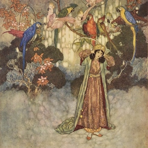 Edmund Dulac - Illustrationen und Kunst - 16 Sammelkarten Set