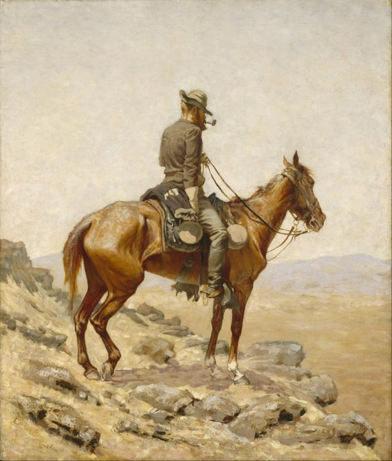 Frederic Remington - Paintings and Illustrations - 40 Art Cards