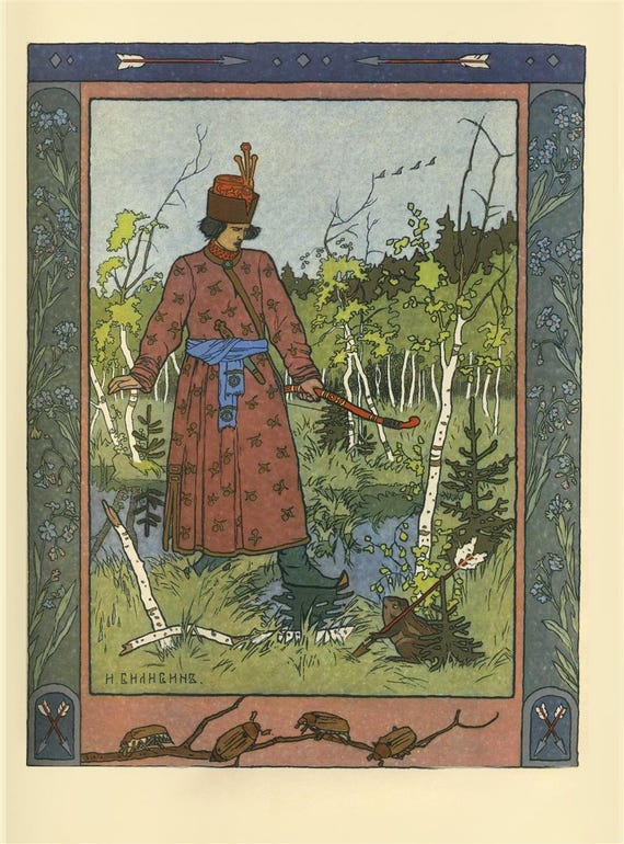 Ivan Bilibin - Art and Illustrations 40 Trading Cards - Russian