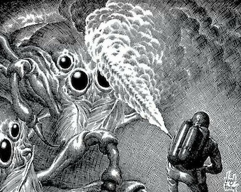 ヴァージル・フィンレイ - モンスターと不気味なアートイラスト集（第2巻） - トレーディングカード16枚セット - パルプマガジンアート - クラシックアーティストコレクション