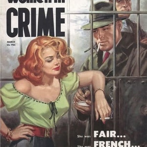 Women in Crime Magazine Cover Art - 24 Trading Cards Set - PULP Detective - NEW!