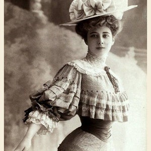 Women of The Victorian and Edwardian Era - Vintage Photography - 24 Trading Cards Set - NO Duplicates! Complete Set - Historical Photos