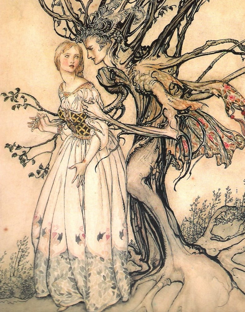 Arthur Rackham - Fantasy Art and Illustrations - 24 Trading Cards Set ...
