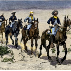 The Buffalo Soldiers - 8 Trading Cards Set - Historical Photos and Paintings