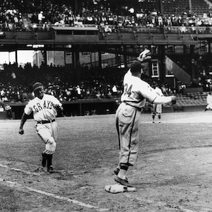 Negro League - Colección de 16 tarjetas fotográficas y artísticas - Famosa liga de béisbol afroamericana