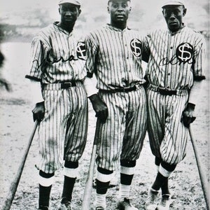 Negro League 24-Photo Cards - Conjunto de fotos e cartões de arte - Liga Afro-Americana de Beisebol
