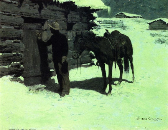 Frederic Remington - Paintings and Illustrations - 40 Art Cards