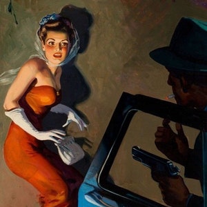 Hugh Joseph Ward - Pulp Art and Illustrations - 24 Trading Cards Set - Classic Cover Art - Sci Fi - Western - Detective Pulp Fiction